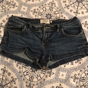 Low rise Jean shorts